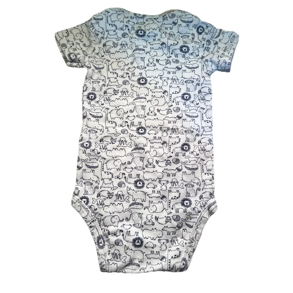 Carter's Just One You Baby Bodysuits Set 3 NB 0-3M 9M Snuggle Bunny Animal Sheep